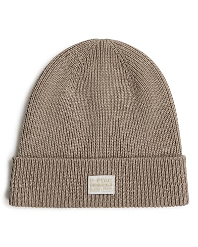 G-STAR Herren Geffo Long Beanie, Beige (Elephant Skin D25511-D784-G106), PC
