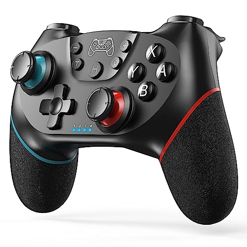 UPDATE-VERSION Controller für Switch/Switch 2/Lite/OLED, Controller für Switch Pro mit Aufwachen, Wireless Controller für Switch mit 6-Achsen Gyroskop, Double Shock, Turbo und Screenshot