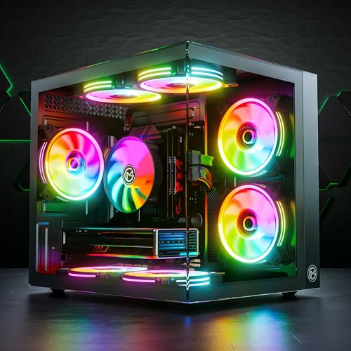 GameMachines HyperCube - Gaming PC - AMD Ryzen 7 5700X - GeForce RTX 5060-1TB SSD - 32GB DDR4 - WLAN - Win 11 Pro