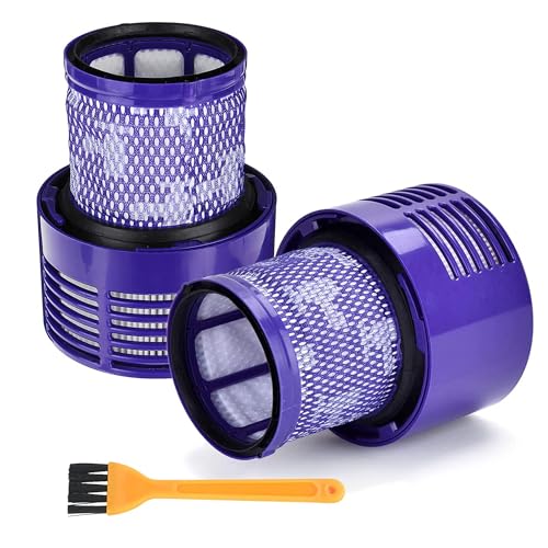 2 Stück Filter für Dyson V10 SV12, ErsatzFilter für Cyclone Serie, Absolute, Animal, Motorhead, Total Clean, Ersetzt Teilenummer #DY-969082-01, Nicht für Slim