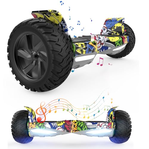 VOUUK 8,5 Zoll Hummer Offroad-Hoverboard, App-Steuerung, mit Bluetooth und LED-Licht, leistungsstarker Motor, geeignet für Erwachsene und Kinder