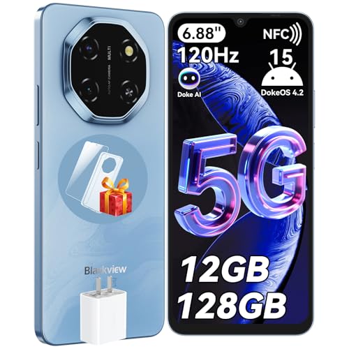 Blackview Shark 6 KI 5 G Handy Ohne Vertrag, 6.88