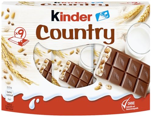 Kinder Country Riegel, 9 Riegel, 212 g