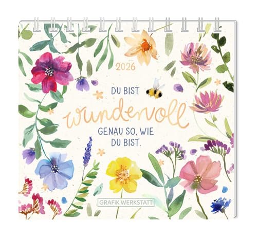 Mini-Kalender 2026 Du bist wundervoll: Mini-Kalender