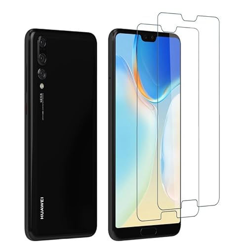 WolfFancy 【2 Stück】 für Folie Huawei P20 Pro Panzerglas, Splitterfest Displayschutz Huawei P20 Pro Panzerfolie, Hohe Empfindlichkeit Hülle Freundllich Schutzfolie Schutzglas