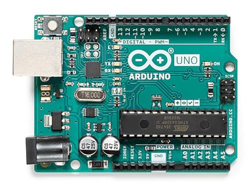 Arduino UNO Rev3 [A000066] - Vielseitiges Entwicklungsboard mit ATmega328P-Mikrocontroller, kompatibel IDE, ideal f�r Einsteiger und Elektronik-, Robotik- und DIY-Projekte.