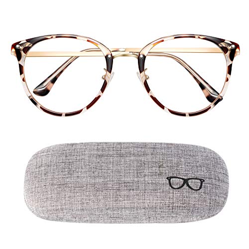 SUNTIRC Blaulichtfilter Brillen PC Gaming Bluelight Filter Uv Anti blaulicht Damen Herren Brillen ohne sehstärke Computer Brillenfür PC Handy und Fernseher,Blue Light Blocking Glasses