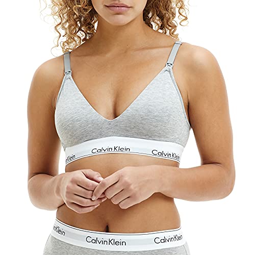 Calvin Klein Damen Still BH Maternity Bra Stretch, Grau (Grey Heather), L