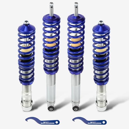 maXpeedingrods Gewindefahrwerk Für Volkswagen Golf MK2 1985-1992 (19E) Jetta II 1G 1984-1992-Blau