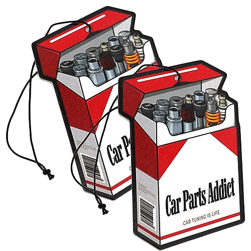 VmG-Store 2er Set Tuning Lufterfrischer Duftbaum fürs Auto Air Freshener Design Duft Anhänger (2x Car Parts Addict)