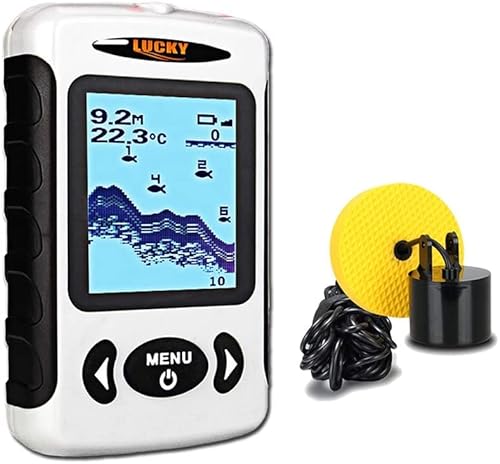 LUCKY Echolot Fischfinder Tragbar Draht Fisch-Finder