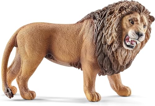 SCHLEICH WILD Life | Löwe brüllend 14726 | detailgetreue Tierfiguren | Zoo Spielzeug | tolles Geschenk für Jungen und Mädchen | Deko für Geburtstag | Spielfigur ab 3 Jahren | 11 x 5 x 7 cm