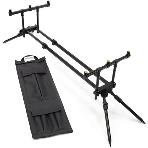 Rod Pod Quick Rutenständer für 3 Angelruten Karpfen Rutenhalter mit Tasche
