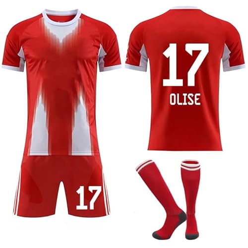 Generisch Bayern Home Red 26 New Soccer Sport Outfit Kids Boys Mens Trikot Kinder Trainning Trikot Fussball Jungen T Shirt Shorts Socks Outdoor Football Jersey Set