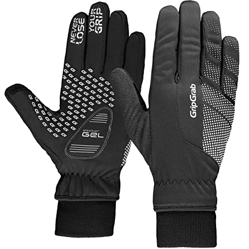 GripGrab Ride Winter Fahrradhandschuhe Winddichte Gefütterte Winterhandschuhe Fahrrad Thermo Radsporthandschuhe Lang