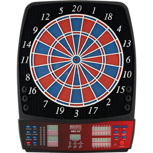 Bull's Delta Iv Russ Bray Sound Elektronik Dartboard, Mehrfarbig, 59 x 46 cm, 67986, DIVERSE DESIGNS
