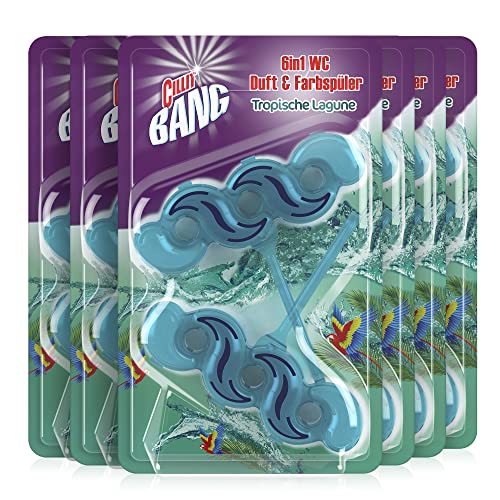 Cillit Bang Color Power 6 WC-Spüler, Türkisspüler, Duo, 6er Pack (6 x 2 Stück)