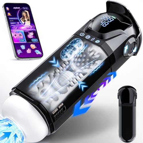 PRONFANS Sex Spielzeug für die Männer Masturbator, 9 Saugen & Stöße & Vibratorensets Pussy Masturbieren für Männer Penispumpe, APP Taschenmuschi Sexspielzeug Masturbatoren Toys Erotische Scherzartikel