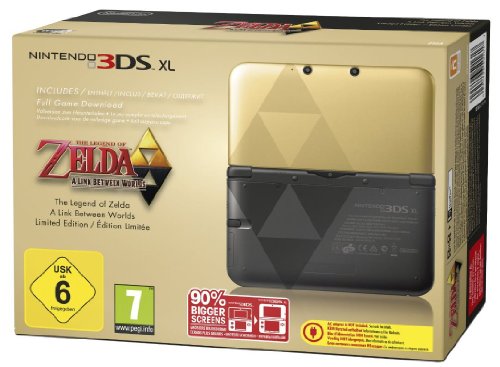 Nintendo 3DS XL - Konsole Gold/Schwarz Zelda-Bundle (Limited Edition)