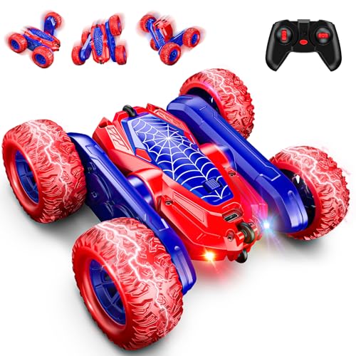 Dreamlandia Ferngesteuertes Auto ab 3-10 Jahre, 2.4Ghz 360° Flip RC Auto Outdoor Spielzeug ab 3-8 Jahre Junge, 4WD Monstertruck Geburtstags Weihnachts Geschenke für Kinder, Junge