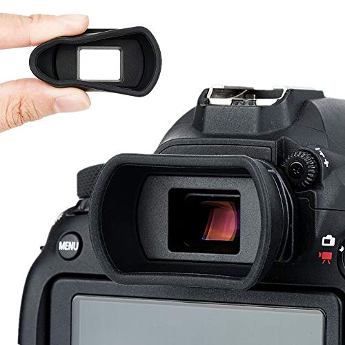 KIWIFOTOS Eyecup Okular für Canon EOS 800D 90D 80D 77D 6D Mark II 6D 5D Mark II 5D 70D 60D 60Da 760D 750D 700D 650D 550D 500D 100D 1500D 1300D 1200D 1100D 1000D 3000D Ersetzt Canon EB EF Eye Cup