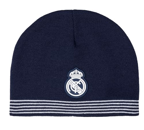 Real Madrid Real Fan-Mütze – Offizielle Fußball-Kollektion – Herrengröße, blau, Einheitsgröße