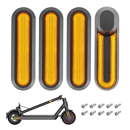 Reflektierende Hinterradabdeckungen für xiaomi M365 /Pro/Pro 2 /1S /Scooter 3 e scooter reflektoren Hinterradabdeckung Reflektierende Schutzabdeckung-Gelb