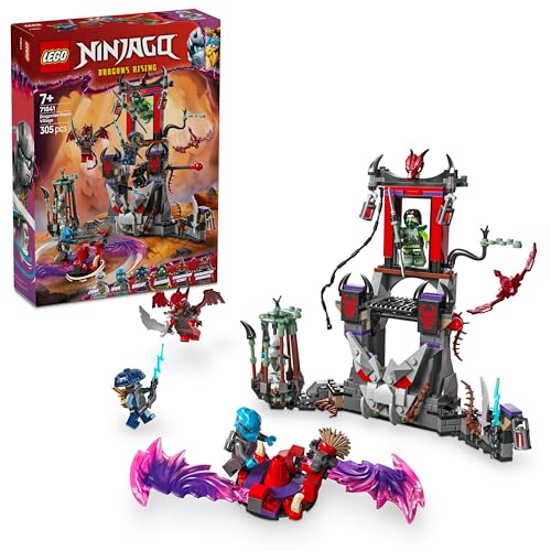 LEGO NINJAGO Drachensturmdorf (71841); BAU- und Spielset mit Ninja-Arena, 6 Minifiguren und einem Spinner; Geburtstagsgeschenk für Jungen und Mädchen ab 7 Jahren