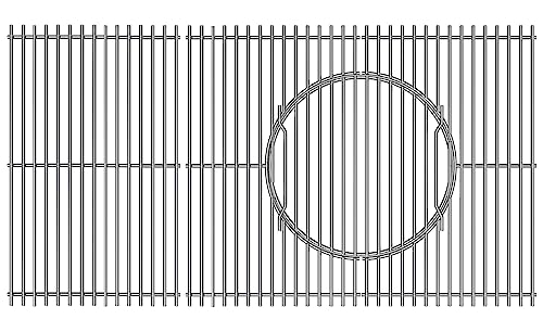 Outspark Gourmet Grillsystem Grillrost Ersatzteile für Weber Genesis II 400 Genesis II LX 400 Serie Grill, Grillrost für Weber Genesis II/LX E410 E435 E440 S410,66097 66089,Edelstahl