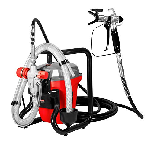 MAUK® Airless Farbsprühsystem | Elektro Sprühgerät/Maler & Lackierer Spritzgerät für Fassaden- & Wandfarbe | Lack & Lasur Paint Sprayer inkl. Farbsprühpistole & Düse 517