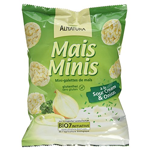 Alnatura Bio Mais Minis á la Sour Cream und Onion, 50g