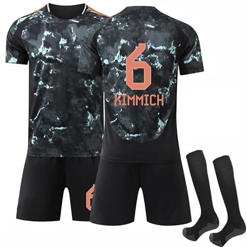 Generisch New 24 25 Bayern Red Home Fußball Jerseys Anzug Trikot Kinder Kids Mens 24/25 Soccer Sport Outfit Trainning Trikot Fussball Jungen T Shirt Shorts Socks Outdoor Football Jersey Set