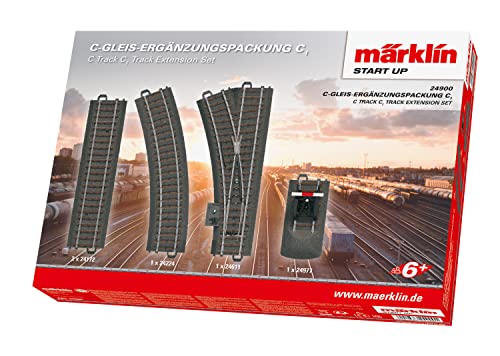 Märklin Start up 24900 - C-Gleis Ergänzungspackung C1, Modelleisenbahn Spur H0