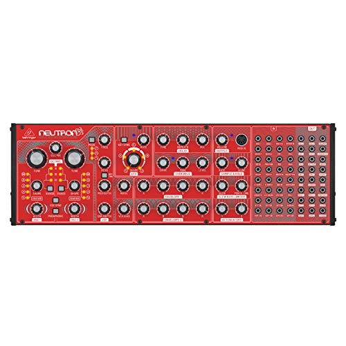 Behringer NEUTRON Paraphonischer Analog- und Semi-Modular-Synthesizer mit Dual 3340 VCOs, Multi-Mode VCF, 2 ADSRs, BBD Delay und Overdrive-Schaltung im Eurorack-Format