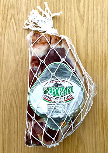 Parmaschinken Spezial Angebot - PROSCIUTTO di Parma DOP LEPORATI mind. 24 Monate gereift am Stück- Gambero Rosso Qualität (1100gr vorderes Viertel)