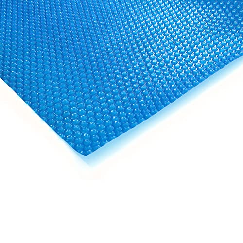 Zelsius Solarfolie, eckig | 8 x 5 m | blau | 400µ | Noppenfolie, schwimmend | Poolabdeckung, Solar Folie für Pool, Solarplane, Thermoplane, Wärmefolie, Poolsolarplane