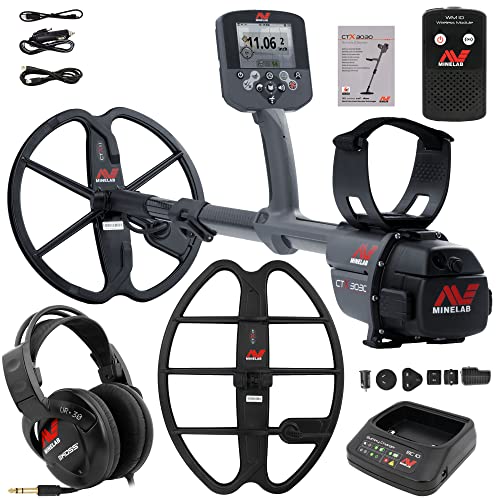 Minelab CTX 3030 Metalldetektor mit 43,2 cm DD Smart Coil - Unterwassermelder-Bundle