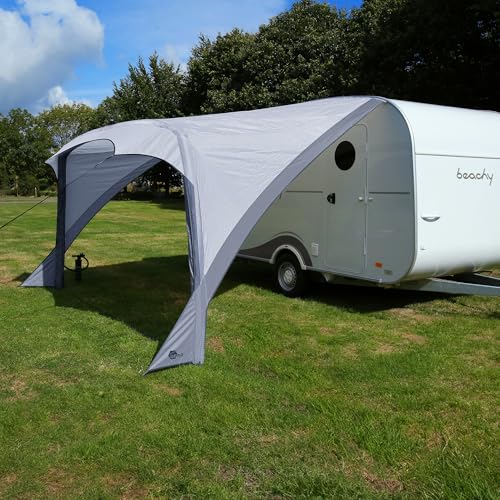 your GEAR Amalfi Air - Caravan Sonnensegel, aufblasbares Vorzelt, UV 50+, perfekt für Wohnwagen Beachy 360/420/450 von Hobby (Gr. 360)