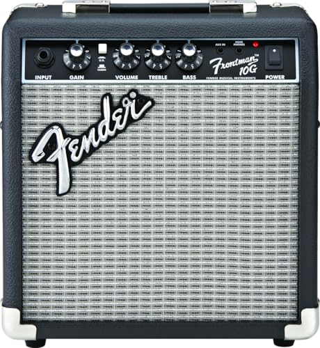 Fender Frontman 10G Combo Verstärker für Gitarre, Ideal für elektrische Gitarrenübungen