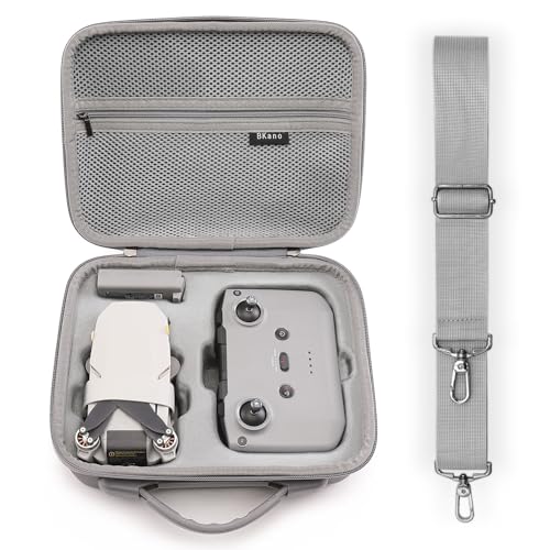 Veftsvy Mini 4K Tasche, Tragbare Tragetasche, Kompakte Reisetasche mit Tragegurt für DJI Mini 2/2 SE/4K Drohne und Controller & Akku Zubehör