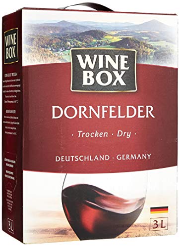 Wine Box Dornfelder Landwein Rhein trocken Bag-in-Box (1 x 3 l) | 3 l (1er Pack)