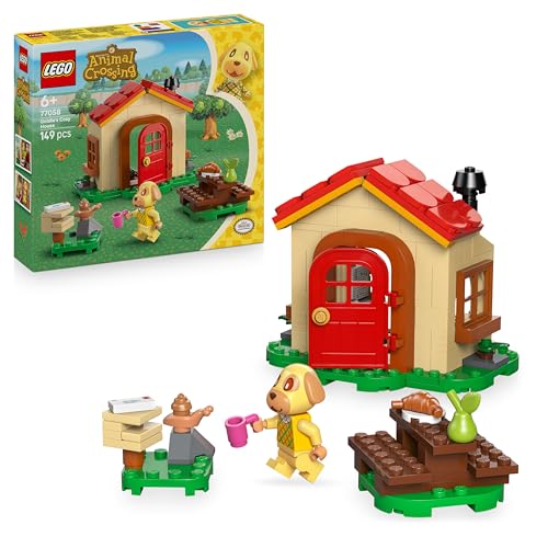 LEGO Animal Crossing - Bienchens gemütliches Haus - Spielzeug mit Minifigur, Klavier, Picknicktisch & Lebensmittel Zubehör - Spielset Gamer Geschenk für Mädchen, Jungen & Fans ab 6 Jahren - 77058