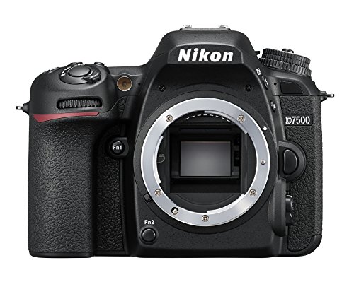 Nikon D7500 Body Digitale Spiegelreflexkamera, 20,9 Megapixel, WLAN, Bluetooth, SD 8 GB, 300 x Premium Lexar, Schwarz