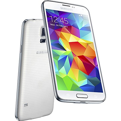 Samsung Galaxy S5 Smartphone (5,1 Zoll (12,9 cm) Touch-Display, 16 GB Speicher, Android 4.4) shimmery-white