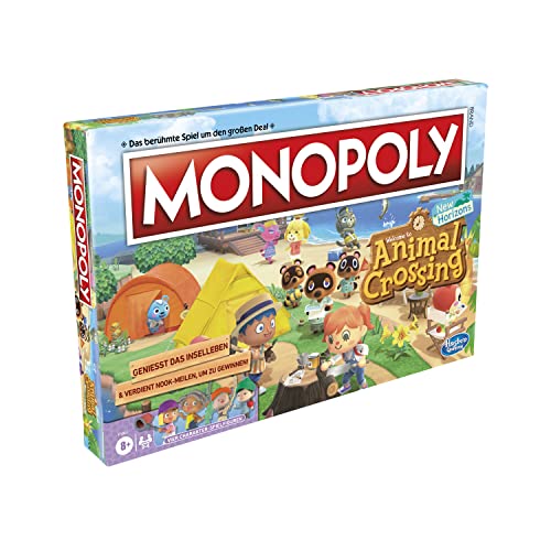 Hasbro - Monopoly - Animal Crossing New Horizons (Deutsche Version), 2-4 Spieler