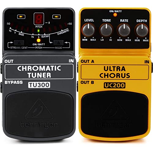Behringer CHROMATIC TUNER TU300 Ultimatives Stimmgerät für Gitarre/Bass