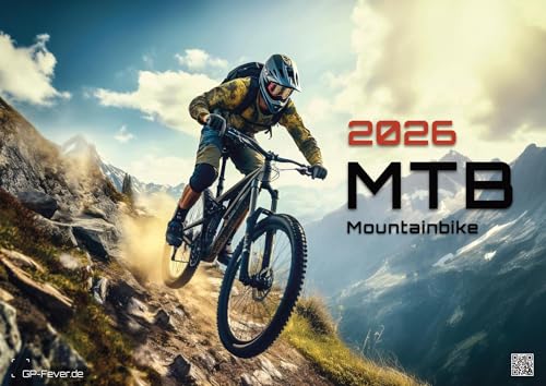 MTB | 2026 Mountainbike-Kalender - Premium Wandkalender DIN A3 (ca. 42cm x 30cm) - mit atemberaubenden Action-Fotos für Fahrrad-Fans