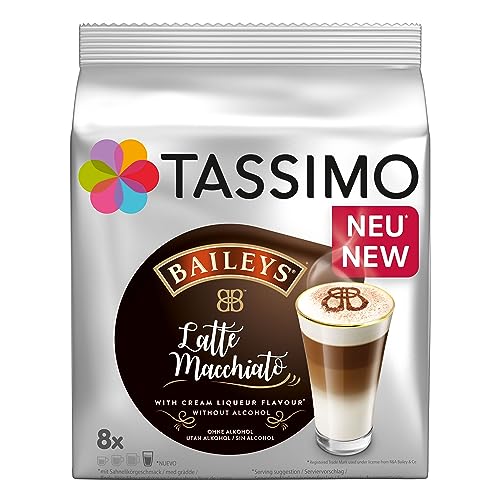 Tassimo Kapseln Latte Macchiato Baileys, 8 Kaffeekapseln