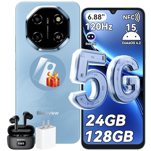 Blackview Shark 6 KI Smartphone 5 G Ohne Vertrag, 6.88