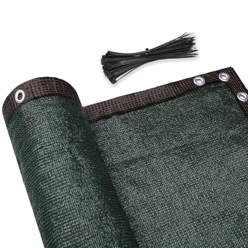 DELLNA Sichtschutz Garten, Zaunblende 2 x 15 m, Sichtschutz Zaun für Garten, Balkon und Terrasse, UV-resisten, Wetterfest, Sichtschutzzaun mit Ösen und Kabelbinder